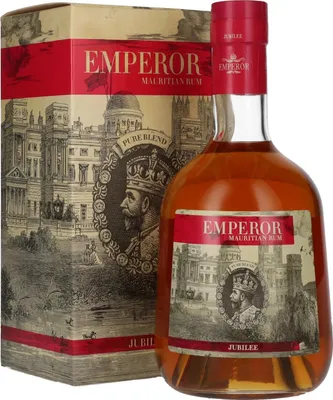 Produktbild von Emperor Mauritian Rum JUBILEE Pure Blend 40% Vol. 0,7l in Geschenkbox