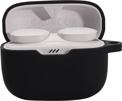 Zdjęcie produktu dla INF Etui ochronne z karabińczykiem do słuchawek JBL T130NC TWS Czarny