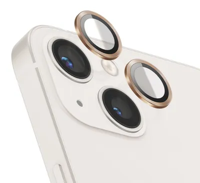 Obrázok produktu pre Ochranný kryt na telefón iPhone 13 / 13 Mini, vyrobený z tvrdeného skla a hliníka, zlatá farba