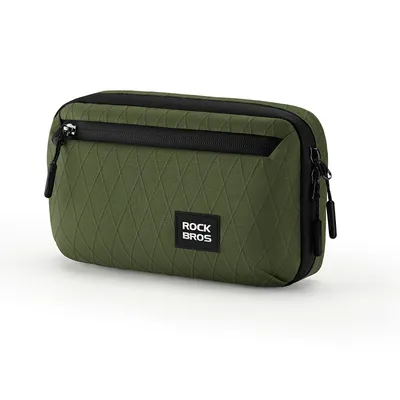 Produktbild von ROCKBROS Fahrrad Fronttasche Lenkertasche Tragbarkeit 2,1L Militärgrün