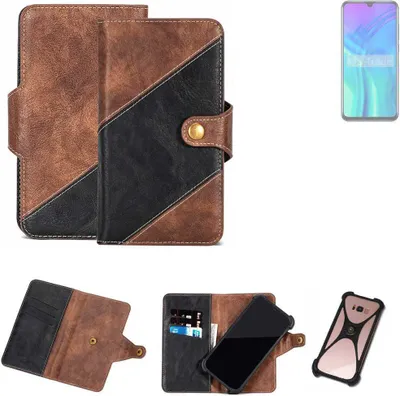 Produktbild von K-S-Trade Handyhülle Schutzhülle Bookstyle Case kompatibel mit Huawei Honor 20 Klapphülle Cover Hülle Schutztasche 1x