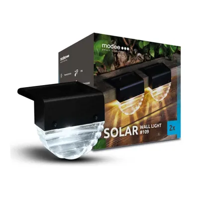 Produktbild von Modee Solar Laterne WS109 RGB 2Stück