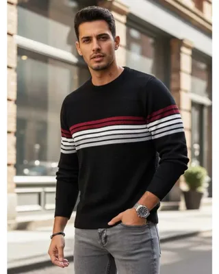 Zdjęcie produktu dla Sweter męski DSTREET WX2322 CZARNY rozmiar: XXL