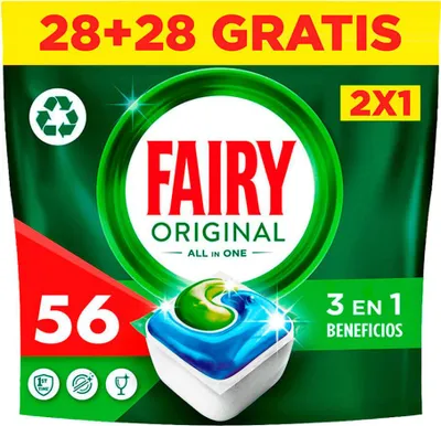 Obrázek produktu pro Fairy All In 1 Original Dishwasher 56 kapslí