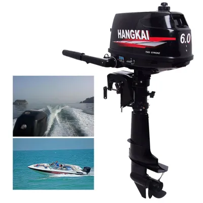 Image de moteur hors-bord 2 temps 6 cv moteur essence Bootsport refroidissement par eau moteur CDI bateau à moteur