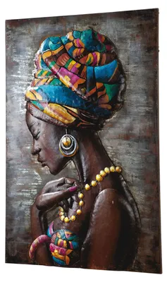 Produktbild von Casablanca by Gilde Sonstige Bilder  Maleika, Handarbeit H. 120 cm,38070