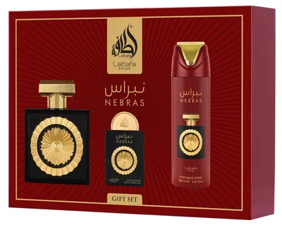 Image de Coffret cadeau Nebras (3 pièces) - Lattafa Pride