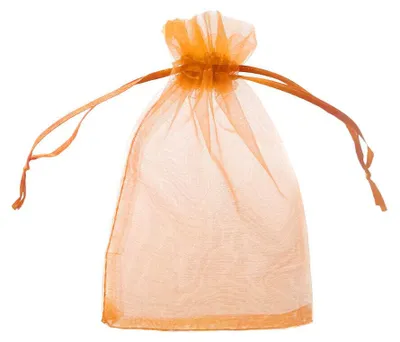 Produktbild von Geschenkbeutel Organza | 10 x 15 cm Orange 50 Stück