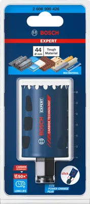 Zdjęcie produktu dla Otwornica EXPERT Tough Material, 44 x 60 mm