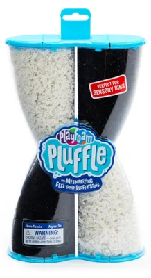 Produktbild von Learning Resources Spielsand Playfoam Pluffle Twist schwarz weiß sensorisches Spielzeug