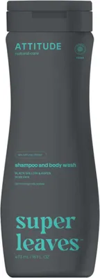 Produktbild von 2-in-1 Shampoo und Duschgel für Männer Super Leaves ATTITUDE