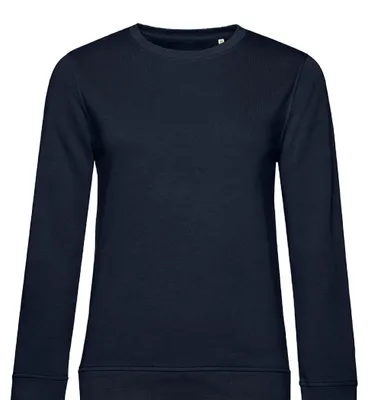 Productafbeelding van B&C - "Inspire" sweater voor dames, ronde hals, model LT3187 (maat L) (donker marineblauw)