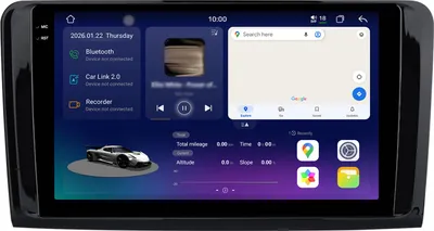 Immagine prodotto di 2K Display Autoradio Android 128GB per Mercedes-Benz W164 / X164 2005-2012 CarPlay Android Auto Navigatore 4G LTE Bluetooth DAB+ SWC
