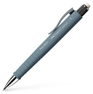 Produktbild von Faber-Castell Poly Matic, 0,7 mm, Dreieckig, Grau, Schwarz, Twist-out, 1 Stück(e)