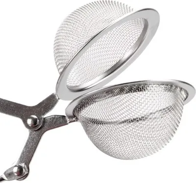 Produktbild von Bayli 15er Set Teezange aus Edelstahl für losen Tee | 15 Stück Tee Ei in Kugelform | Siebzange für Tasse | Teefilter | Gewürzzange | Teesieb | Gewürzei | Tassensieb für Teeliebhaber | Teezangenei