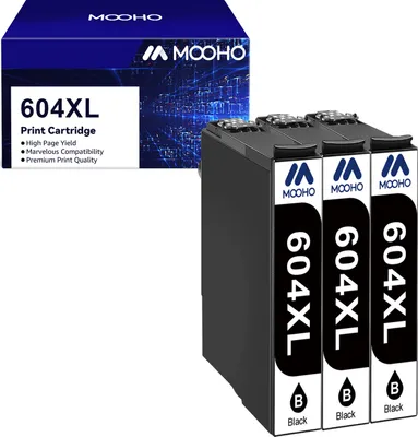 Produktbild von 3 604XL Schwarz für Epson 604 XL Druckerpatronen XP-2200 XP-2205 XP-3200 XP-3205 XP-4200 XP-4205 WF-2910 WF-2930 WF-2935 WF-2950