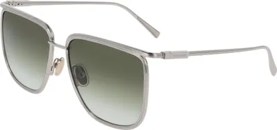 Zdjęcie produktu dla Okulary przeciwsłoneczne FERRAGAMO SF324S 750 GOLD/GREEN GRADIENT 58/16/140 FEMALE