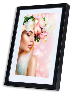 Produktbild von KS15 Bilderrahmen Lifestyle Foto Rahmen Collage Wanddeko Poster Holzoptik - Farbe: Schwarz | Format: 30x40