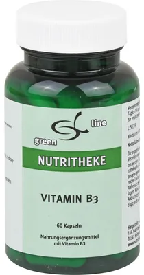 Image de Green Line Nutritheke Gélules de vitamine B3, 60 gélules