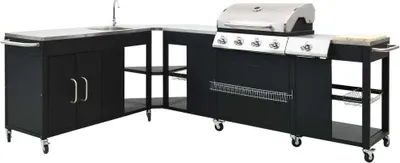 Produktbild von Gasgrill-Set 4+1 HOEK DE & AT Modell