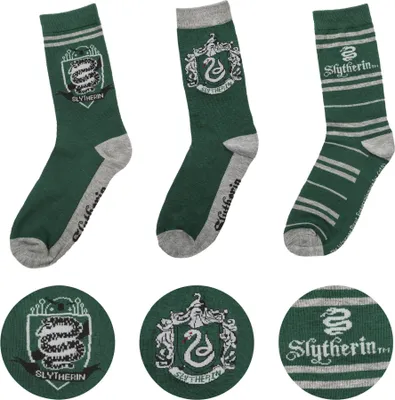 Produktbild von Cinereplicas Harry Potter Slytherin Socken 3er-pack Grün EU 35-45 Grün EU 35-45