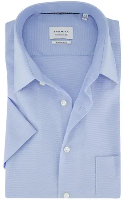 Produktbild von Hemd Eterna Modern Fit Kurzarm blau uni