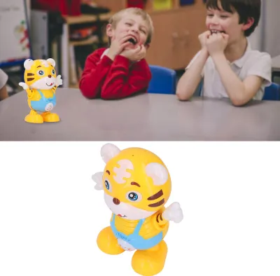 Immagine prodotto di Giocattolo robotico danzante, simpatica tigre cartoon, musica elettrica, ecologico, sicuro, resistente, per bambini dai 3 anni in su.