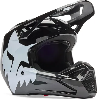 Produktbild von FOX V1 Shield Jugend Motocross Helm, schwarz, Y/M (51/52)