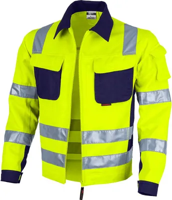 Produktbild von Qualitex Bundjacke "PRO WS", Größe: 52, Farbe: warngelb/marine