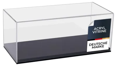 Produktbild von HMF 46804 Acryl Vitrine für Modellautos, Figuren, 34 x 16 x 14 cm