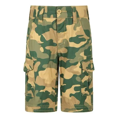 Produktbild von Mountain Warehouse - Cargo-Shorts für Kinder MW138 (152) (Hellbeige/Grün)