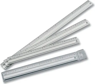 Immagine prodotto di folia 23030 folia Metall-Lineal, aus Aluminium, 300 mm