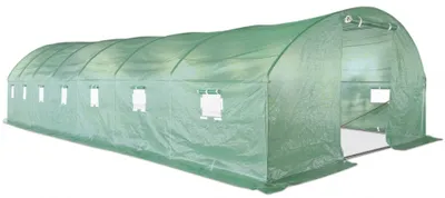 Produktbild von Gartenfolienpflanze VESPAGARDEN 4x10x2,3m - 40m2 - 2 x Eingang - grün