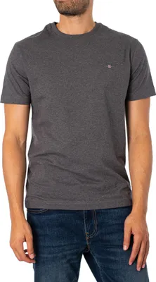 Produktbild von GANT Normales Schild-T-Shirt, Grau L