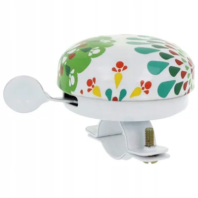 Zdjęcie produktu dla Dzwonek rowerowy Setty, mechaniczny, biały, model DR-00, uniwersalny