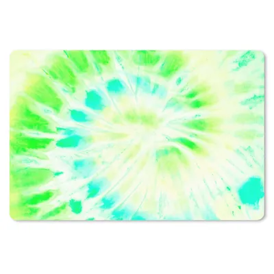 Produktbild von MuchoWow® Schreibtischunterlage Krawattenfärbung - Grün - Muschel 60x40 cm - XXL Mauspad - Großes Mauspad