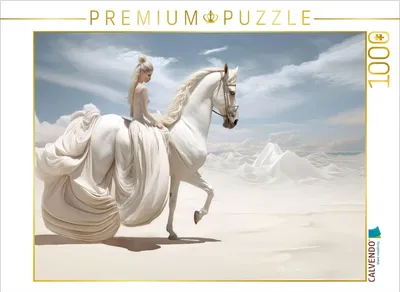 Produktbild von CALVENDO Puzzle Surrealismus trifft Pferdefans | 1000 Teile Lege-Größe 64 × 48 cm Foto-Puzzle für glückliche Stunden