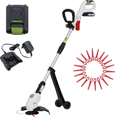 AKKU RASENTRIMMER 20V Mit Akku 2,0 Ah Motorsense Freischneider Elektro Ladegerät EUR 79,99