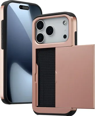 Image de imoshion Coque arrière avec porte-cartes pour l'Apple iPhone 17 Pro - Or rose