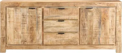 Produktbild von vidaXL Sideboard 175x40x75 cm Raues Mangoholz