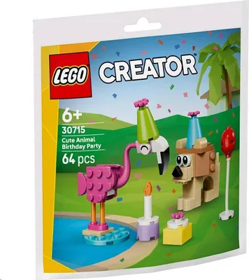 Obrázok produktu pre LEGO Creator Narodeninová oslava roztomilých zvieratiek, Stavebnica, 6 rok / roky, Plast, 64 kusov, 46 g