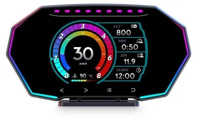 Produktbild von Auto HUD - Inklinometer/Neigungsmesser - RGB Ambientebeleuchtung - Digitales Display - Mehrere Benutzeroberflächen - Neigungswinkel in Echtzeit - Für SUV und PKW