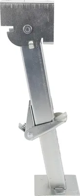 Image de Cric de remorque pivotant en fer, 290 à 455 mm, réglable, support de 650 lb, capacité de levage de 1000 lb