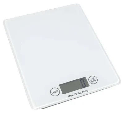Produktbild von SARO Küchenwaage digital Glasplatte 5 kg Modell 4745BO