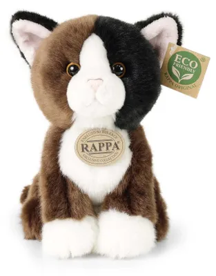 Produktbild von Dreifarbige Plüschkatze, 18 cm, umweltfreundlich