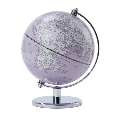 Produktbild von EMFORM Gagarin Globus Mini-Globus mittige Achse Metallfuß versch. Farben Farbe: Pastell Pink