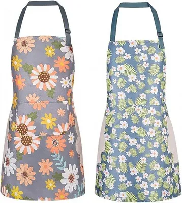 Image de Protections de cuisine professionnelles - Lot de 2 - Protections de cuisine pour femmes - Horeca - Facilement ajustables - Protections pour casseroles - Protections anti-coupures et anti-brûlures - En jean - Barman - Charpentier