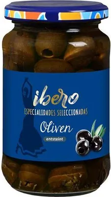 Produktbild von Geschwärzte Oliven mild-würzig eingelegt entsteint