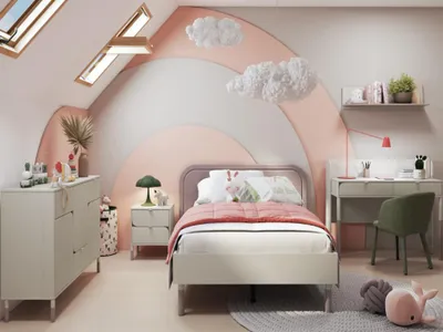 Produktbild von Jugendzimmer-Set HARMONY 1 kaschmir + trüffel