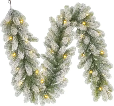 Produktbild von Black Box Trees Nagoya Girlande mit LED-Beleuchtung und Timerfunktion - L180 x Ø20 cm - Grün